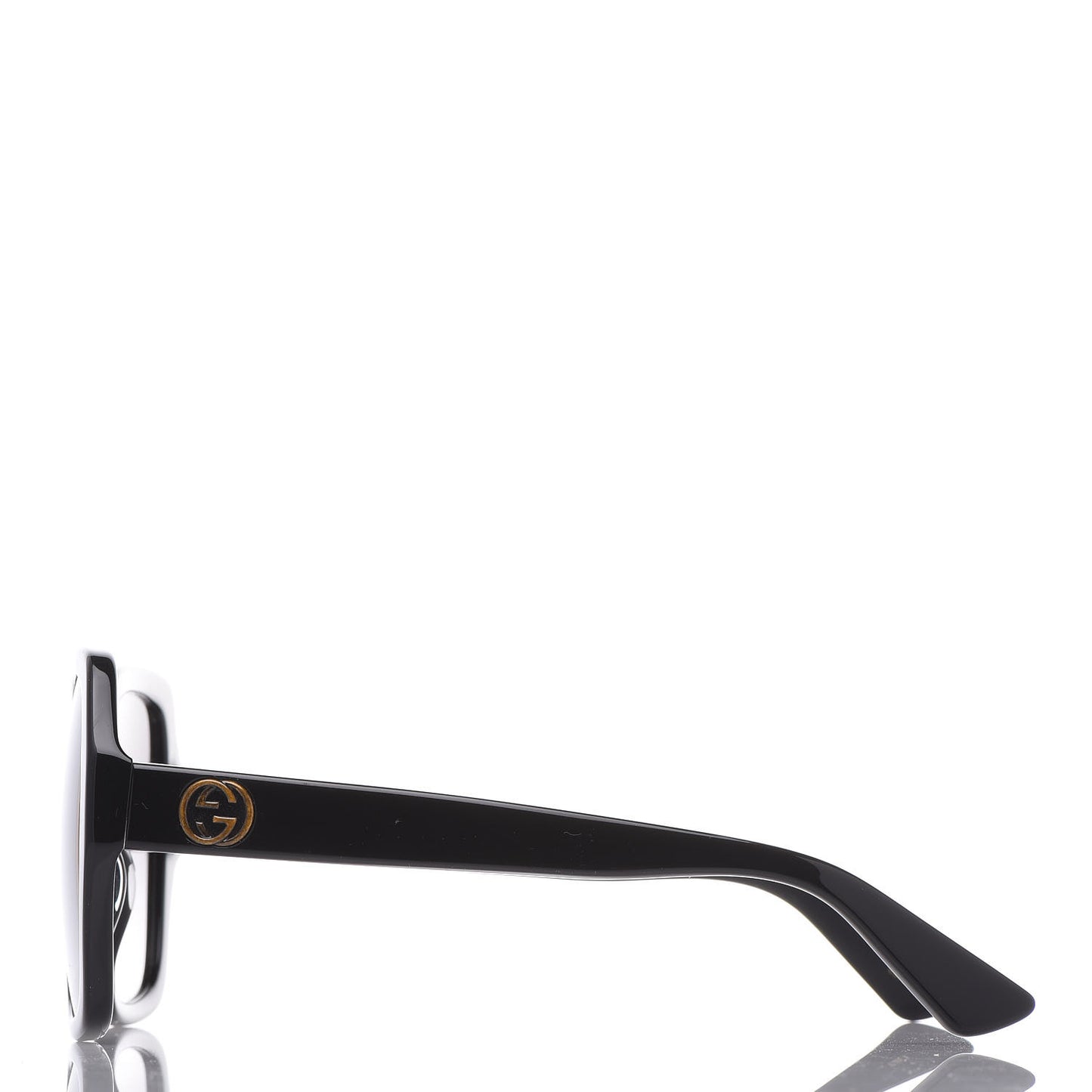 Acetate Square Frame GG0096S Sunglasses Black