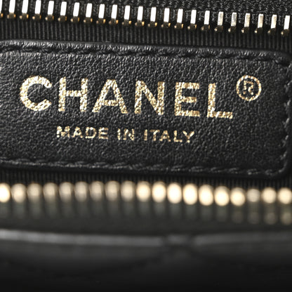 Chanel Metallic Calfskin Flap Chain Waist Bag Ruthenium 6 of 10