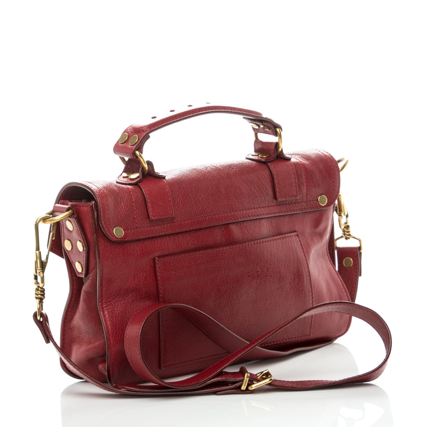 Lambskin Tiny PS1 Satchel Crimson