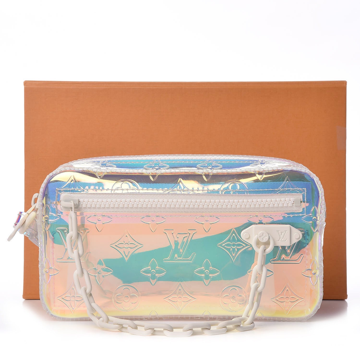 Louis Vuitton PVC Monogram Pochette Volga Iridescent Prism 10 of 10