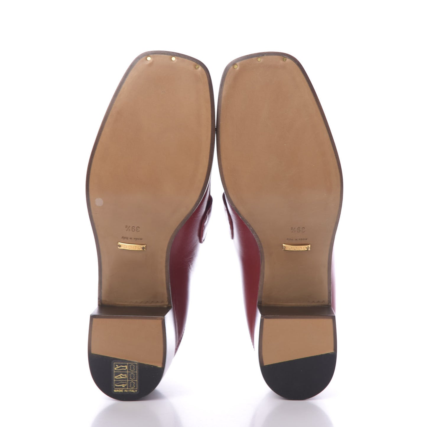 Malaga Kid Horsebit Loafer Pumps 39.5 Hibiscus Red