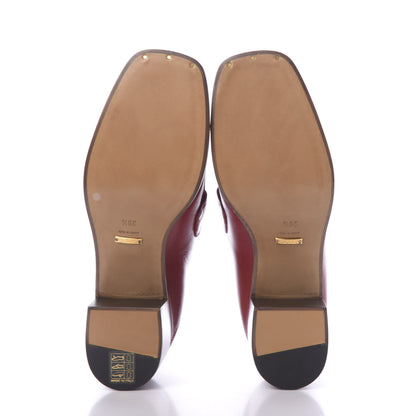 Gucci Malaga Kid Horsebit Loafer Pumps 39.5 Hibiscus Red 6 of 10