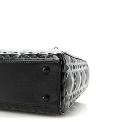 Christian Dior Calfskin Cannage Diamond Small My ABCDior Lady Dior Black 9 of 9
