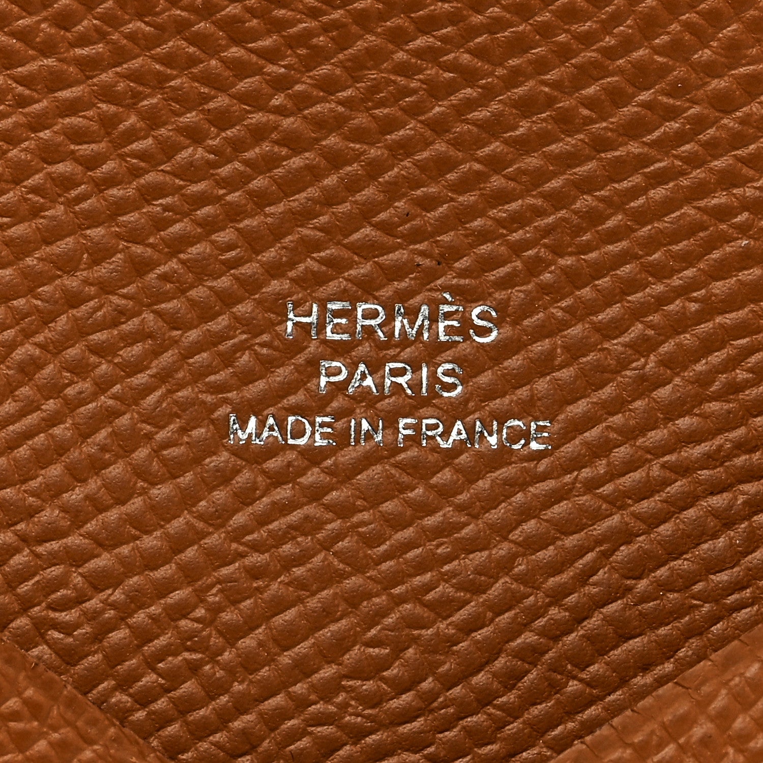 Hermes Epsom Calvi Card Case Gold 6 of 6