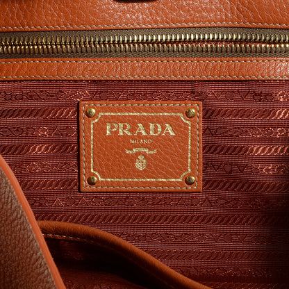 Prada Vitello Daino Shopping Tote Rame 6 of 10