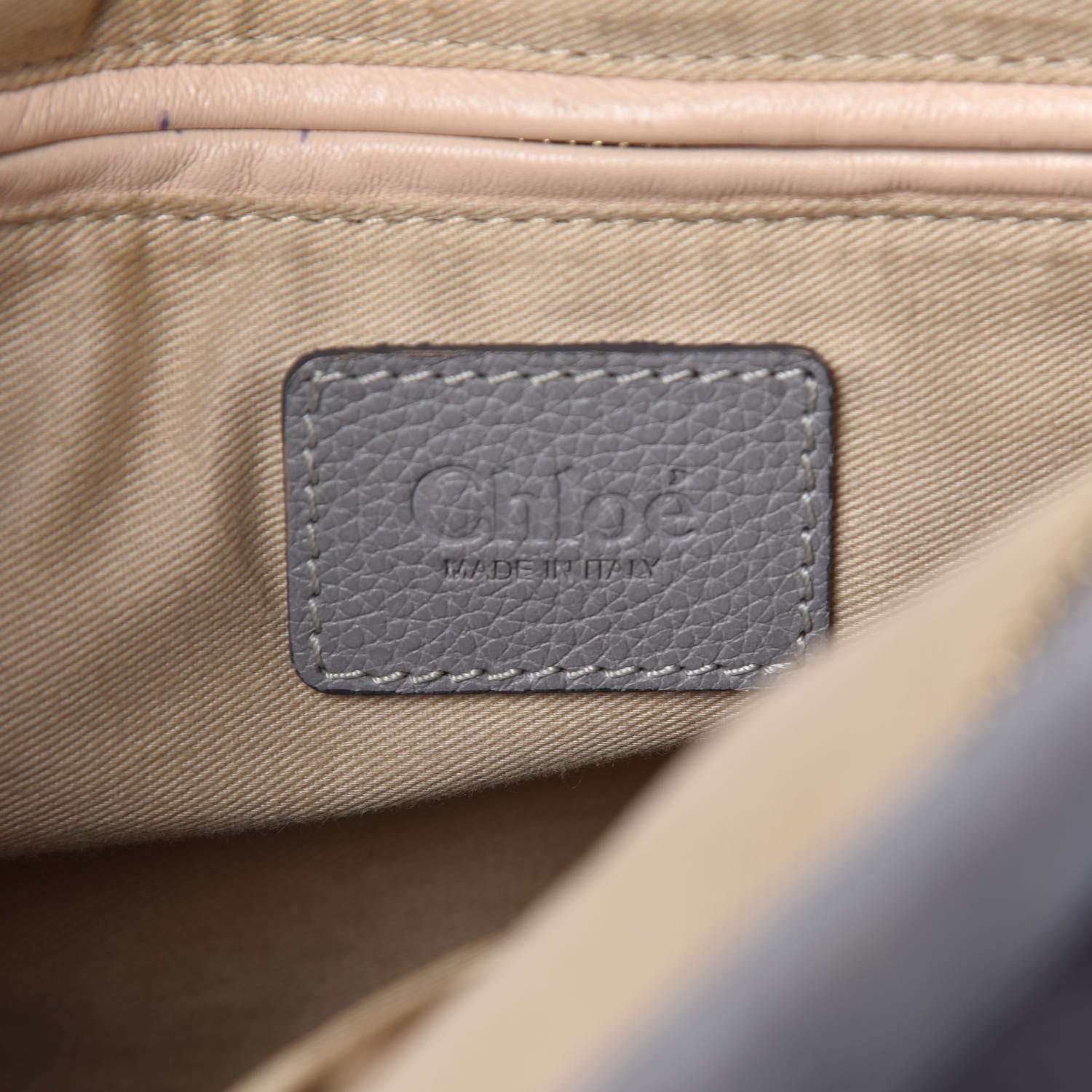 Chloe Calfskin Medium Paraty Cashmere Grey 7 of 15