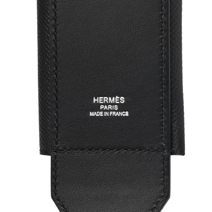 Hermes Swift Epsom Pocket Kelly Shoulder Strap Black 4 of 5