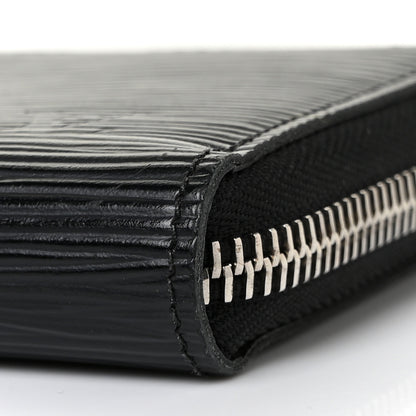 Louis Vuitton Epi Clemence Wallet Black 8 of 8