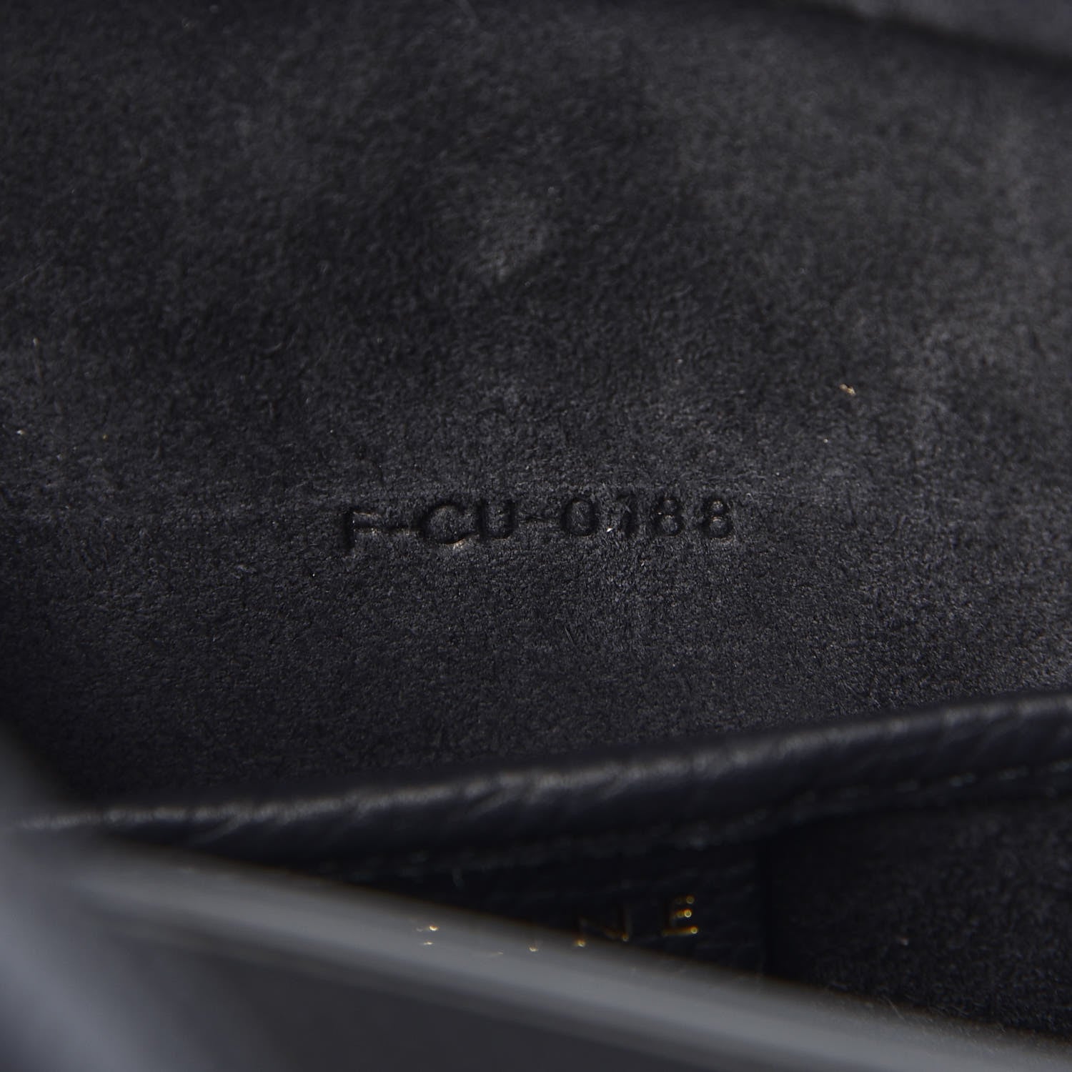 Celine Drummed Calfskin Nano Luggage Navy Blue 7 of 9