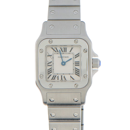 Cartier Stainless Steel 24mm Santos de Galbee Quartz Watch 1 of 8