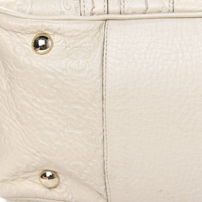 Gucci Calfskin Guccissima Signoria Extra Large Dome Bag Ivory 11 of 14