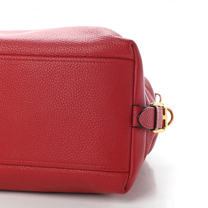 Miu Miu Calfskin Satchel Red 11 of 11