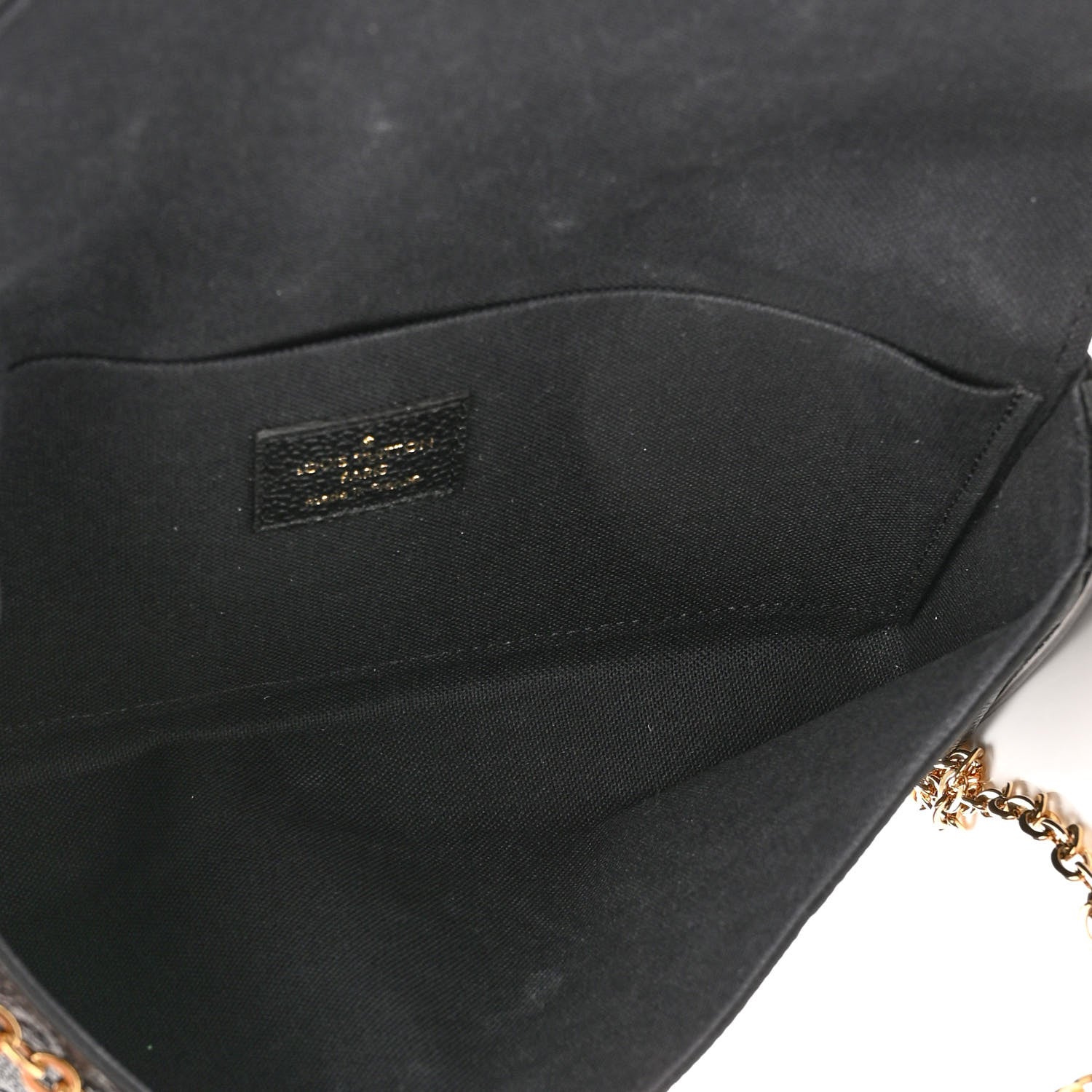 Louis Vuitton Empreinte Pochette Felicie Chain Wallet Black 6 of 9