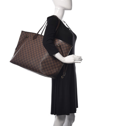 Louis Vuitton Damier Ebene Neverfull GM 2 of 22