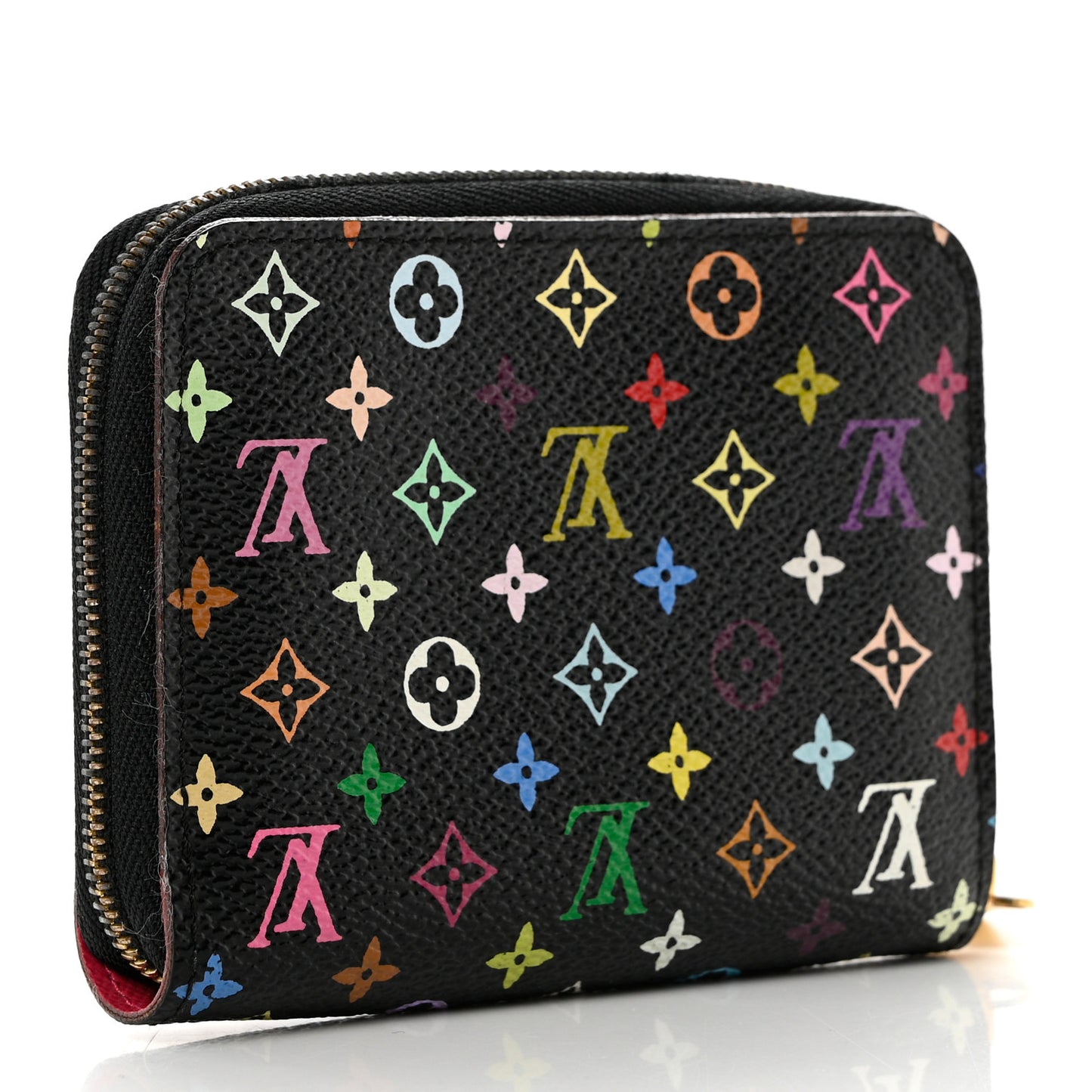 Monogram Multicolor Zippy Coin Purse Black Grenade