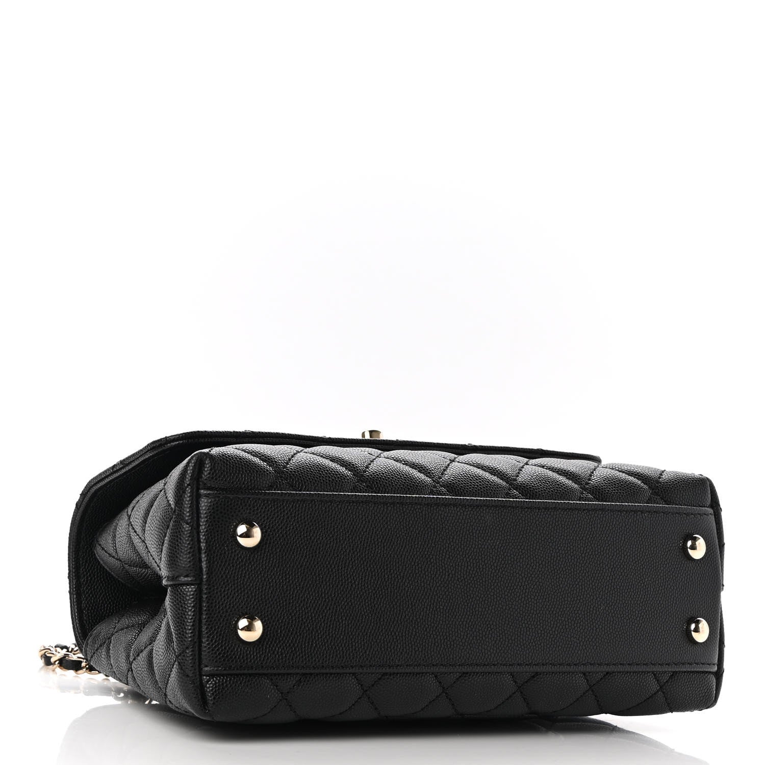 Chanel Caviar Quilted Mini Coco Handle Flap Black 4 of 9