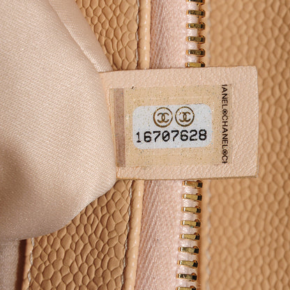 Chanel Caviar Quilted Grand Shopping Tote GST Beige 6 of 6