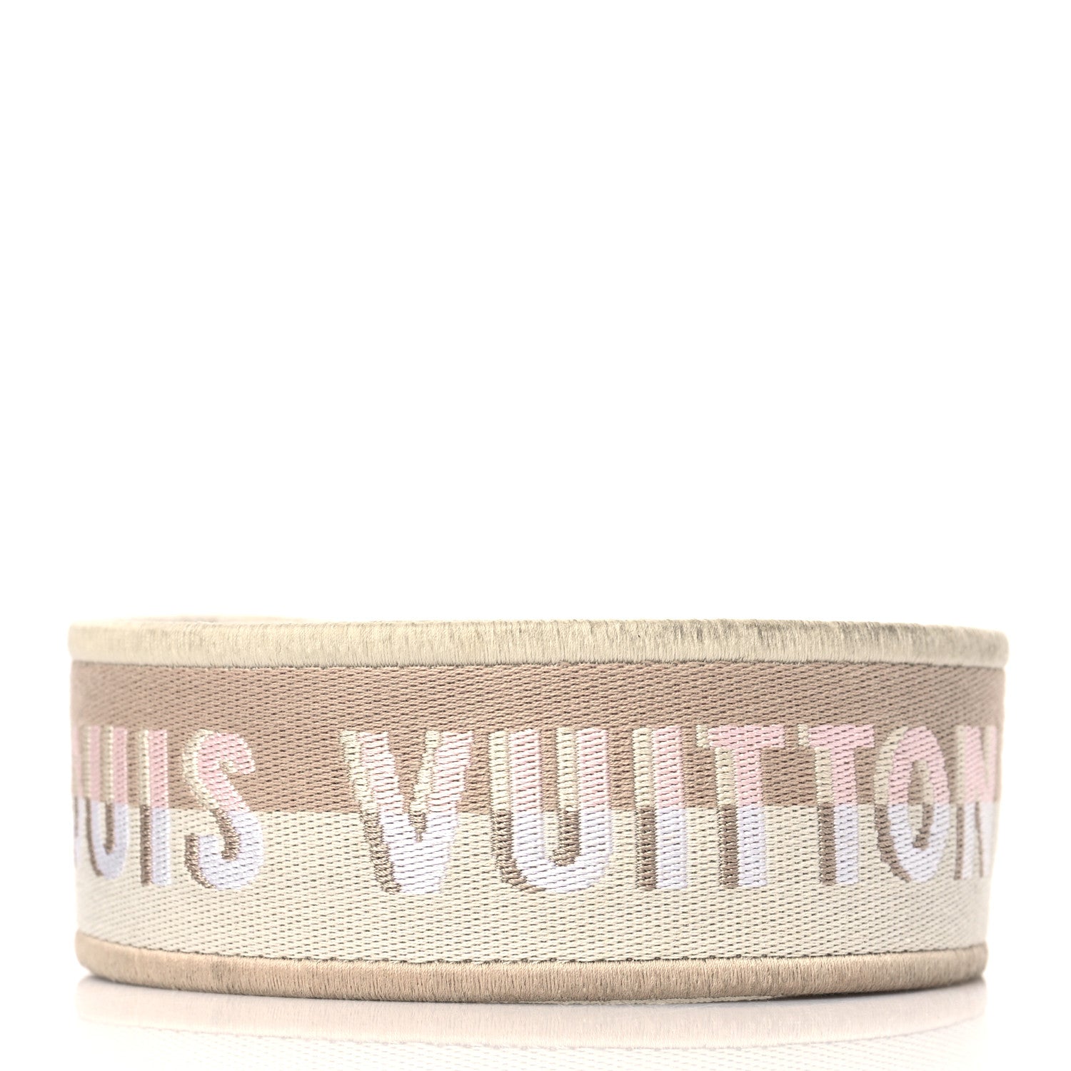 Louis Vuitton Jacquard Speedy Bandouliere 20 Shoulder Strap Beige Pink 2 of 4