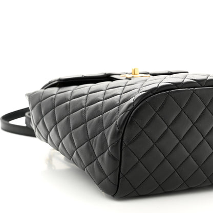 Chanel Lambskin Quilted Small Urban Spirit Backpack Black 9 of 11