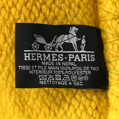 Hermes Tibetan Yak Yack'n'Dye Pillow Soleil 3 of 3