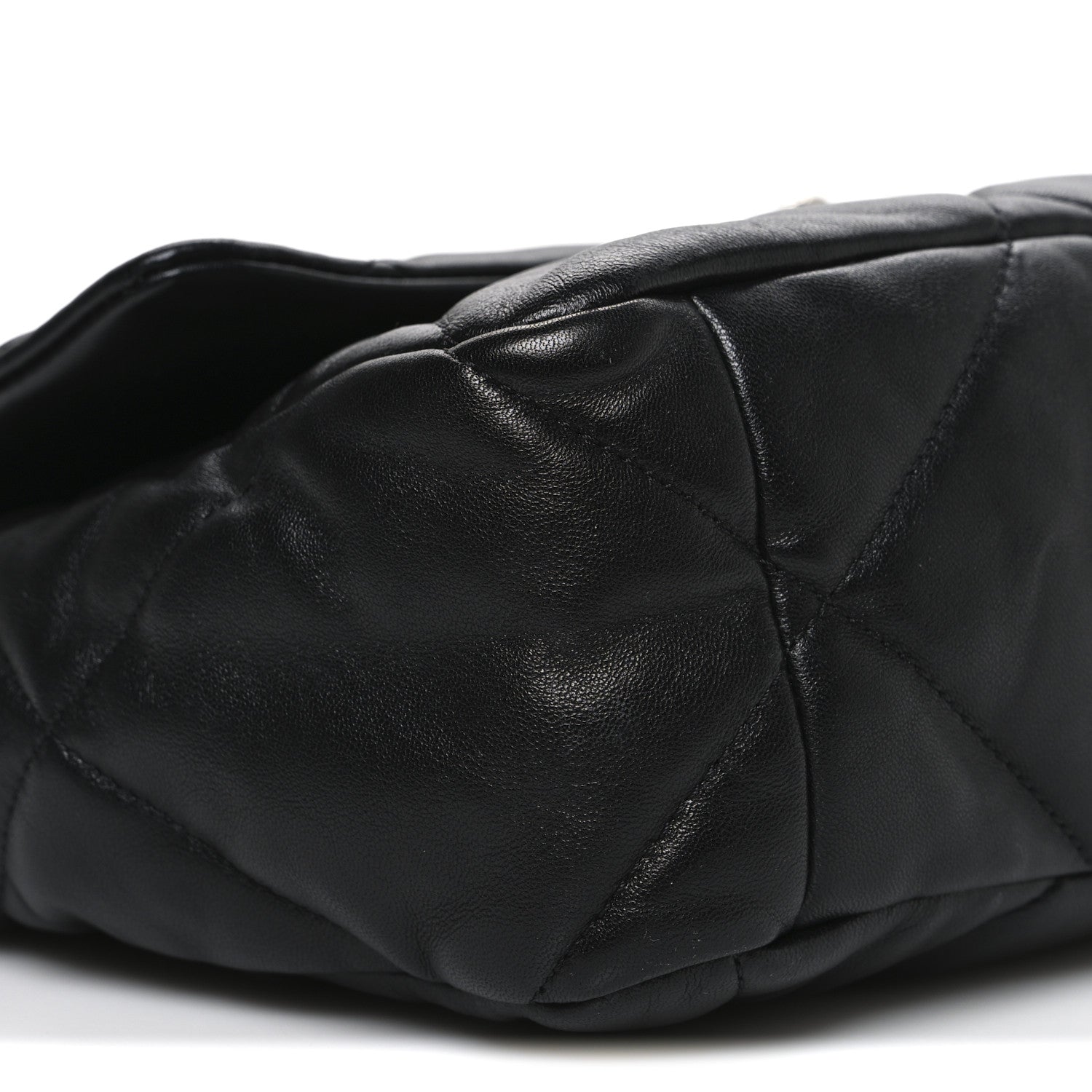 Chanel Lambskin Quilted Large Chanel 19 Flap Black 9 of 11