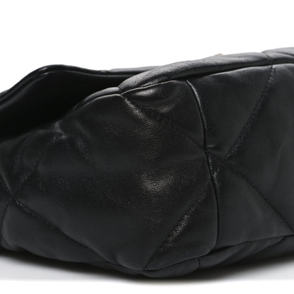 Chanel Lambskin Quilted Large Chanel 19 Flap Black 9 of 11
