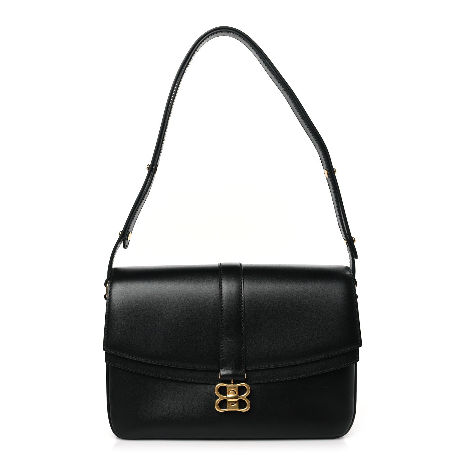 Balenciaga Classic Calfskin Medium Lady Flap Bag Black 1 of 8