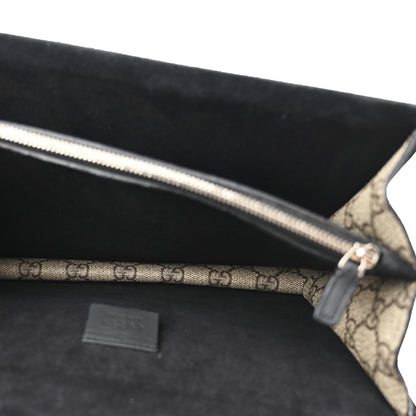 Gucci GG Supreme Monogram Crystal Small Dionysus Shoulder Bag Black 6 of 12