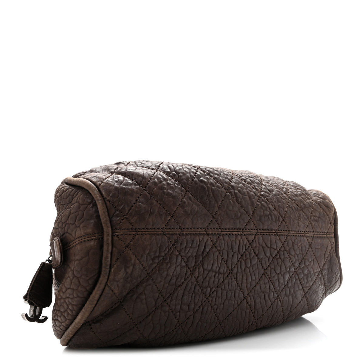 Distressed Lambskin Le Marais Bowler Brown