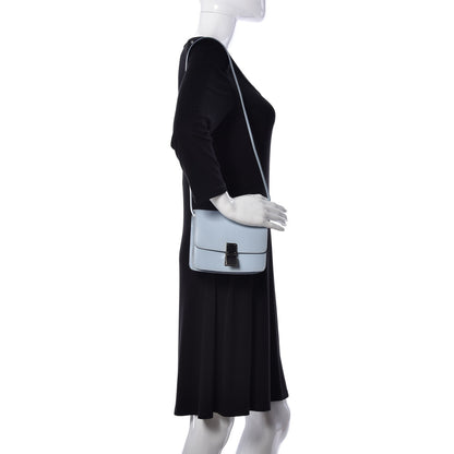 Celine Box Calfskin Small Classic Box Flap Bag Pale Blue 2 of 10