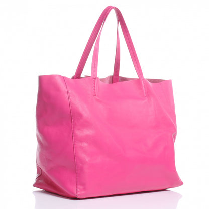 Celine Leather Horizontal Cabas Fuschia 3 of 8