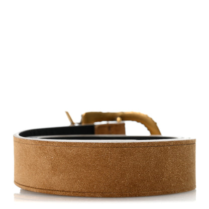 Saint Laurent Suede Monogram Celtique Belt 95 38 Light Brown 2 of 8