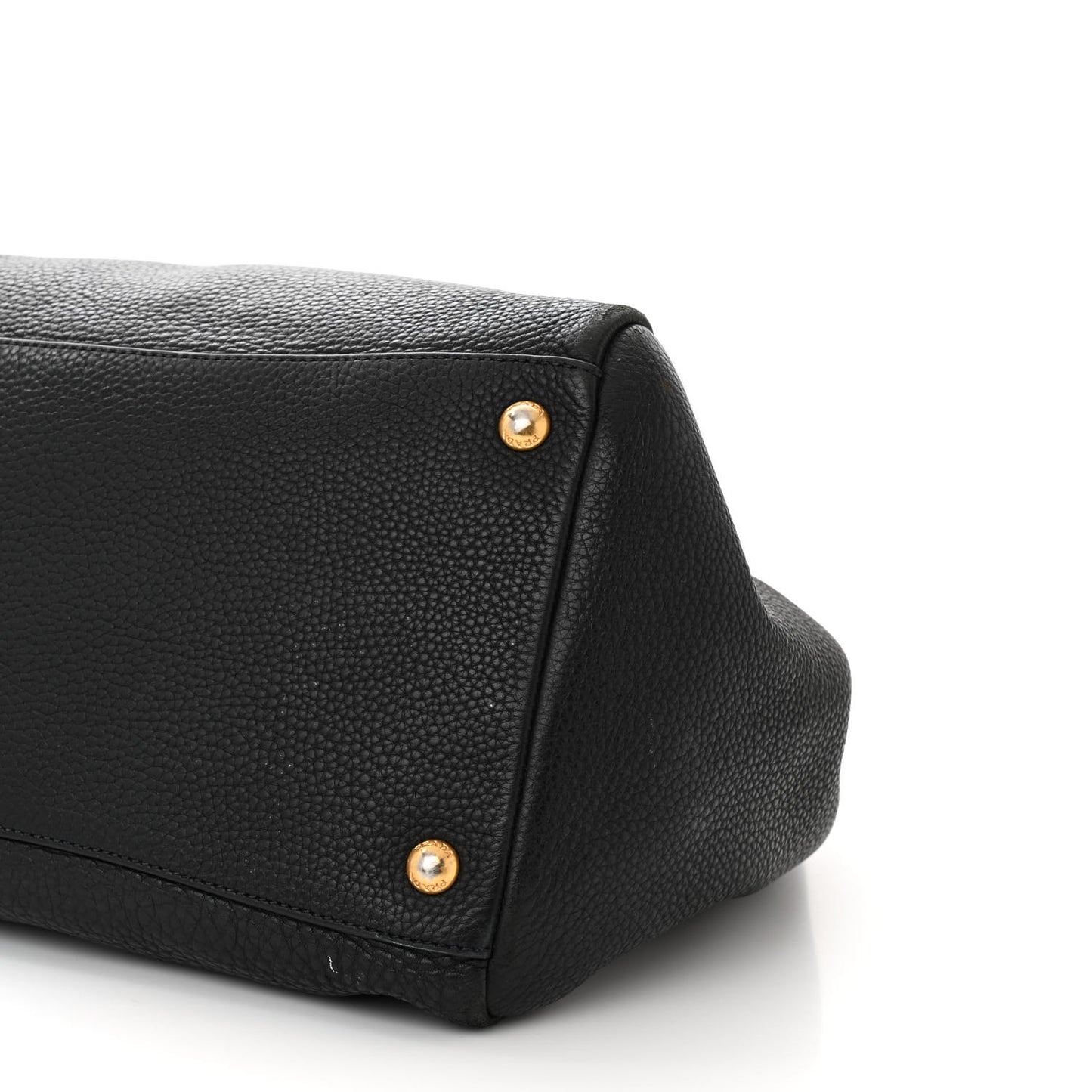 Vitello Daino Shopping Satchel Black