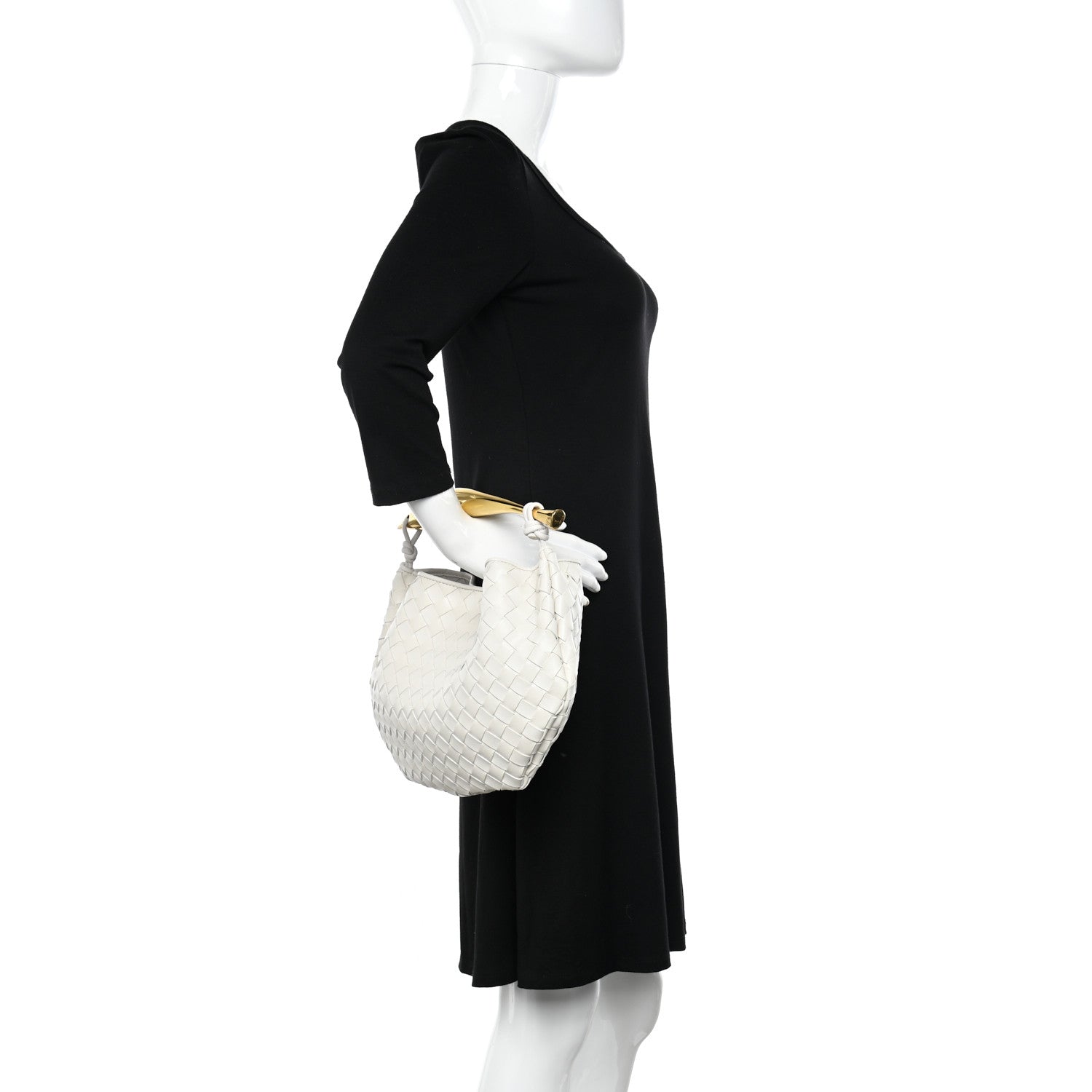 Bottega Veneta Nappa Intrecciato Sardine Bag Chalk 2 of 12