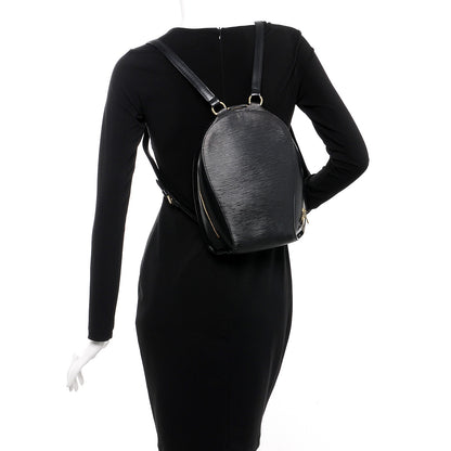 Louis Vuitton Epi Mabillon Backpack Black 2 of 11