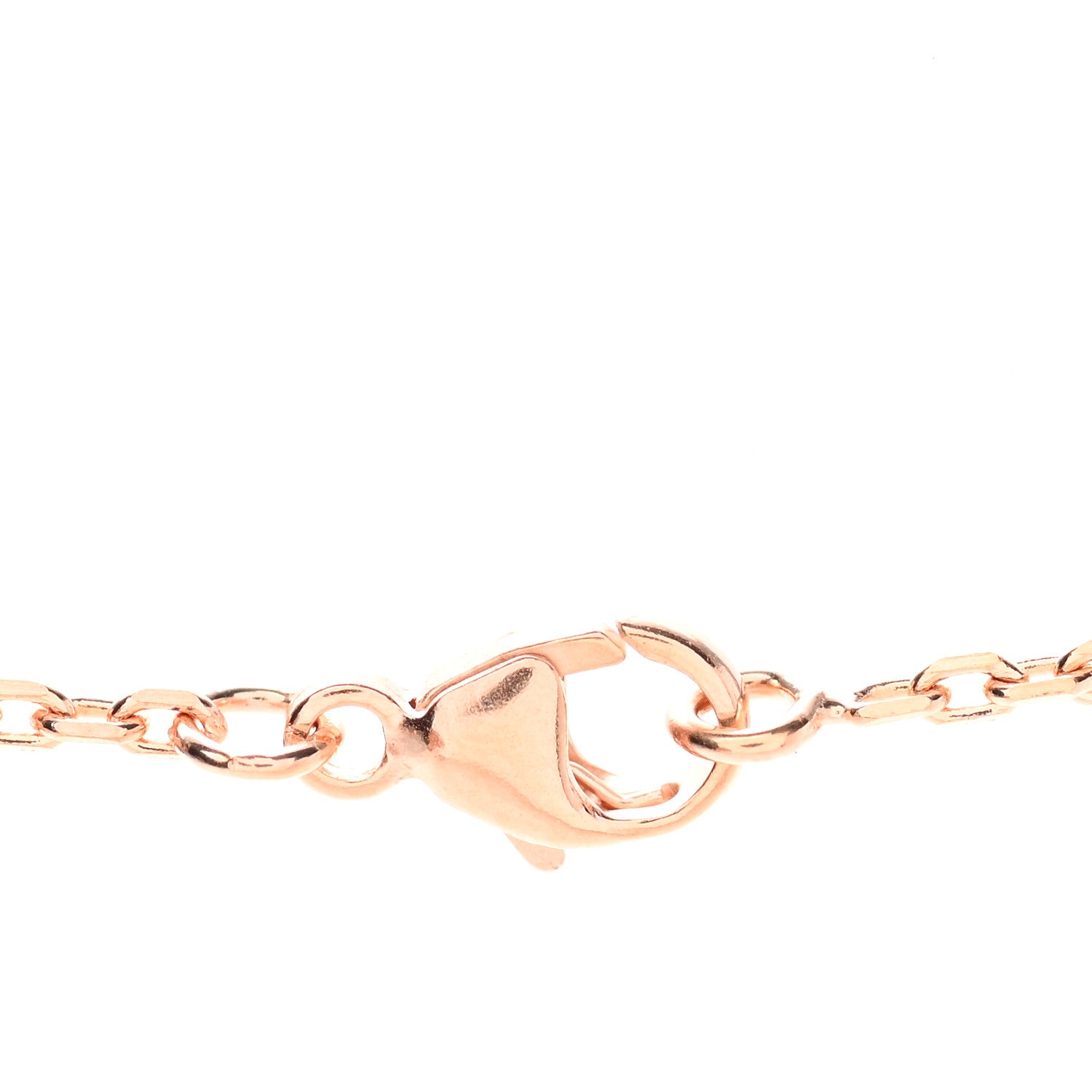 Hermes Lacquered Rose Gold Pop H Pendant Necklace Rose Dragee 7 of 8
