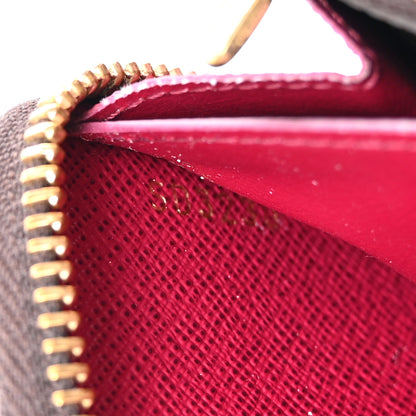 Louis Vuitton Monogram Clemence Wallet Fuchsia 8 of 11