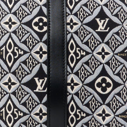 Louis Vuitton Jacquard Since 1854 Keepall Bandouliere 45 Grey 12 of 14