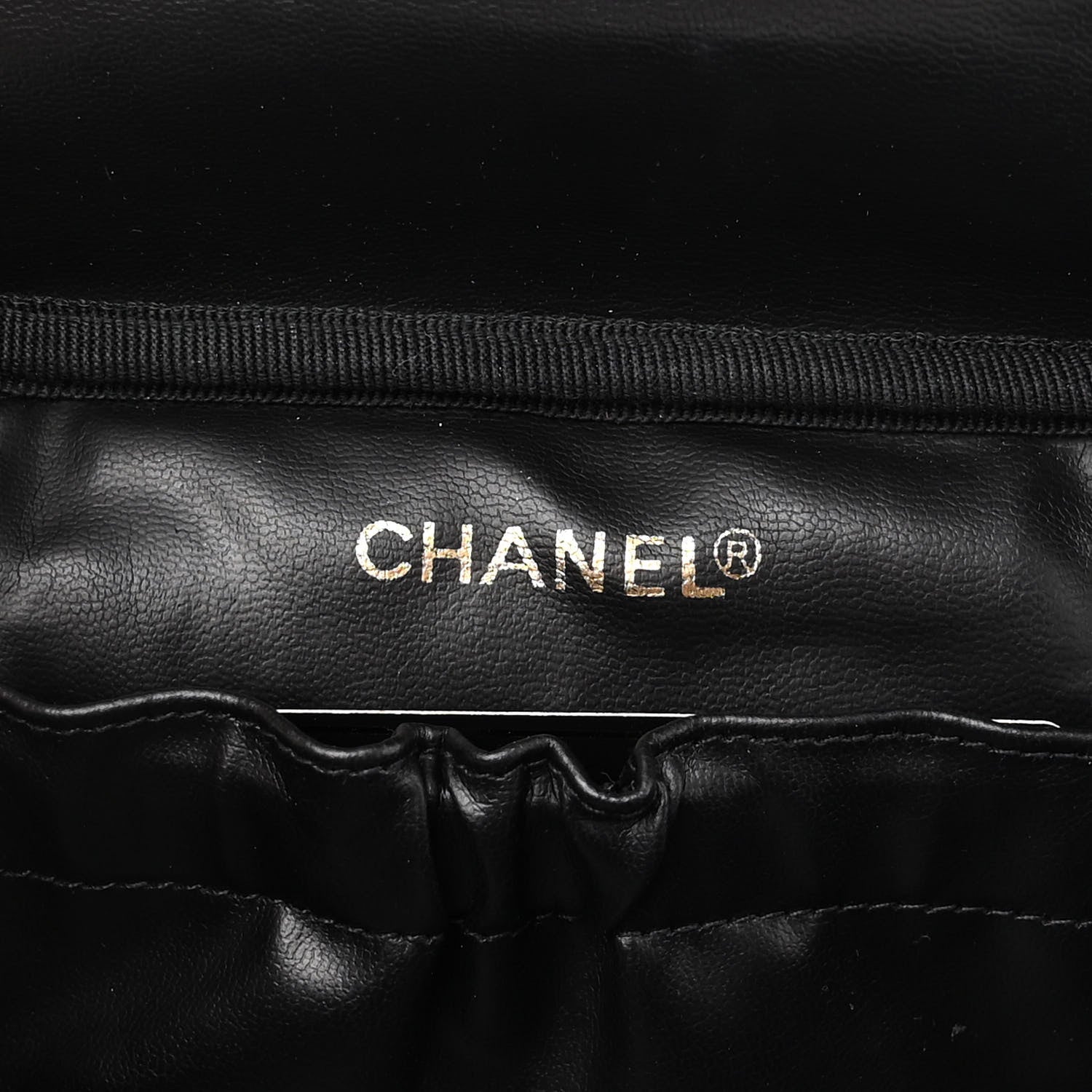 Chanel Caviar Vanity Cosmetic Case Black 6 of 11