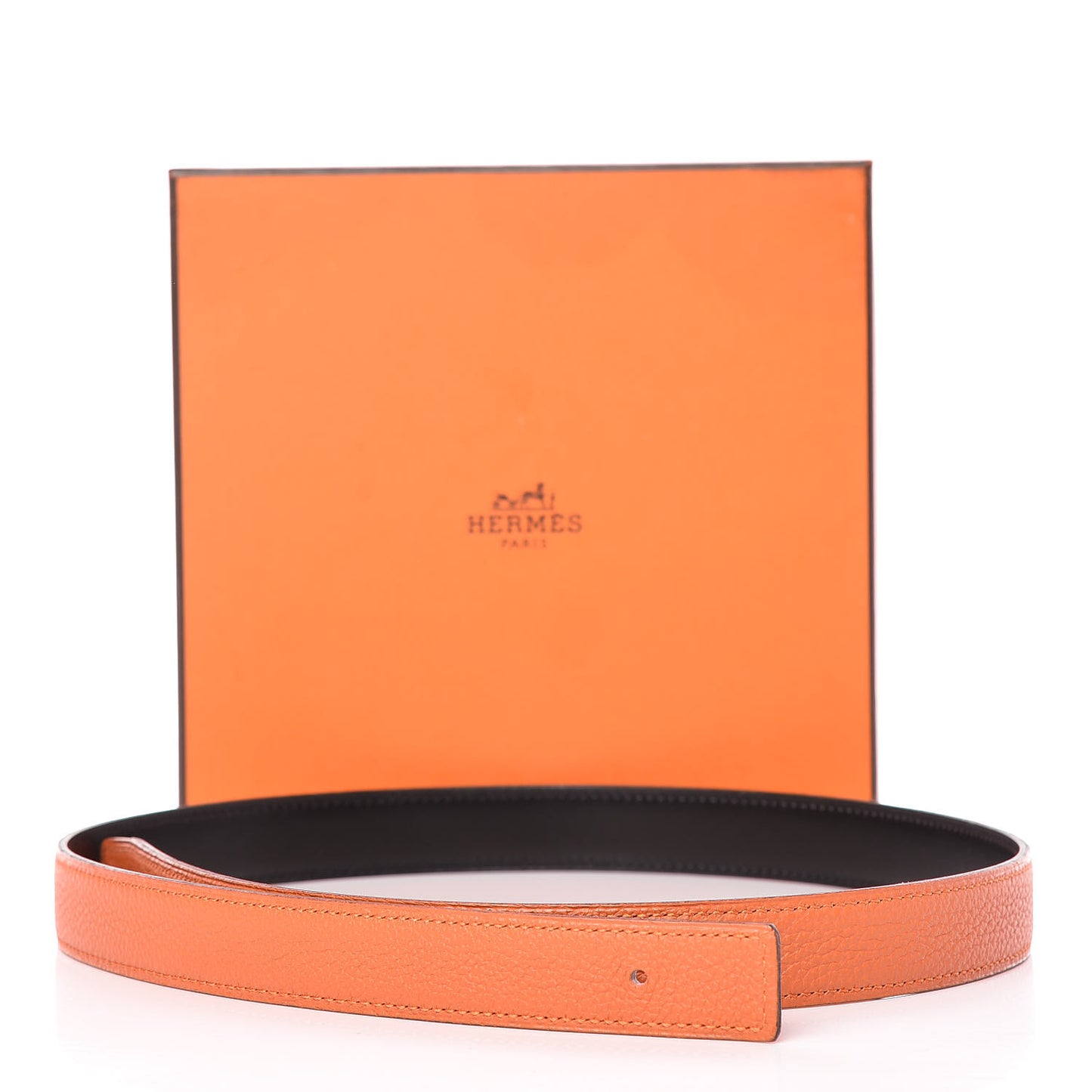 Box Togo 32mm Belt Strap 85 Black Orange