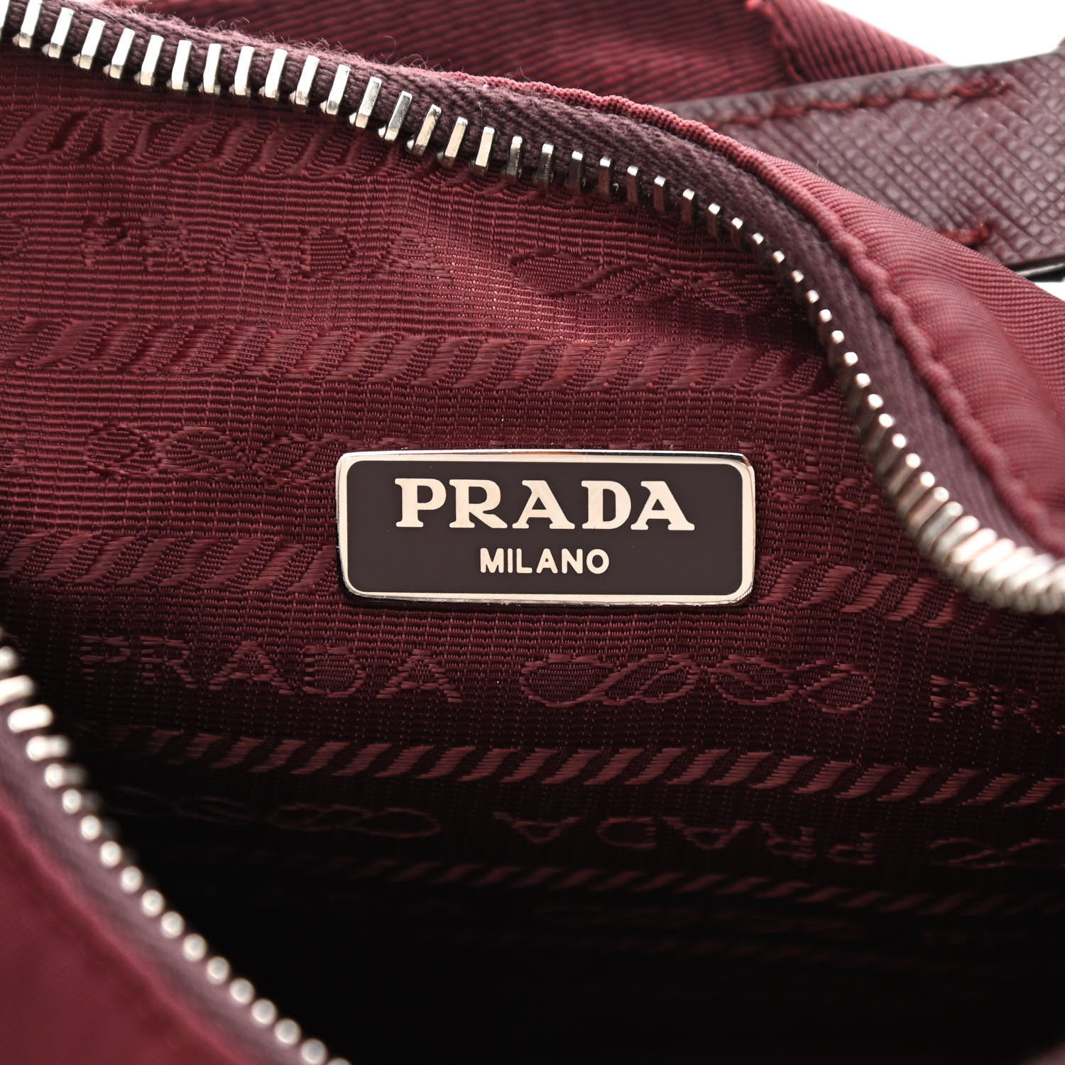 Prada Tessuto Nylon Re-Edition 2005 Shoulder Bag Granato 7 of 12