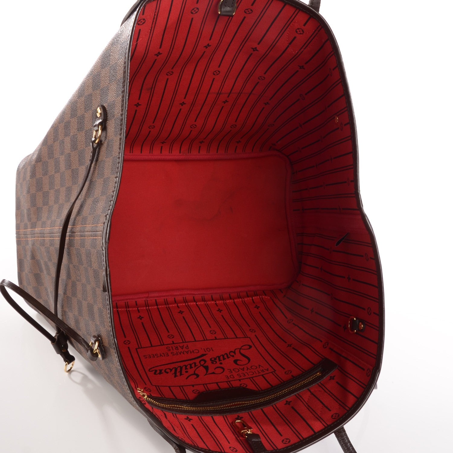 Louis Vuitton Damier Ebene Neverfull GM 5 of 8