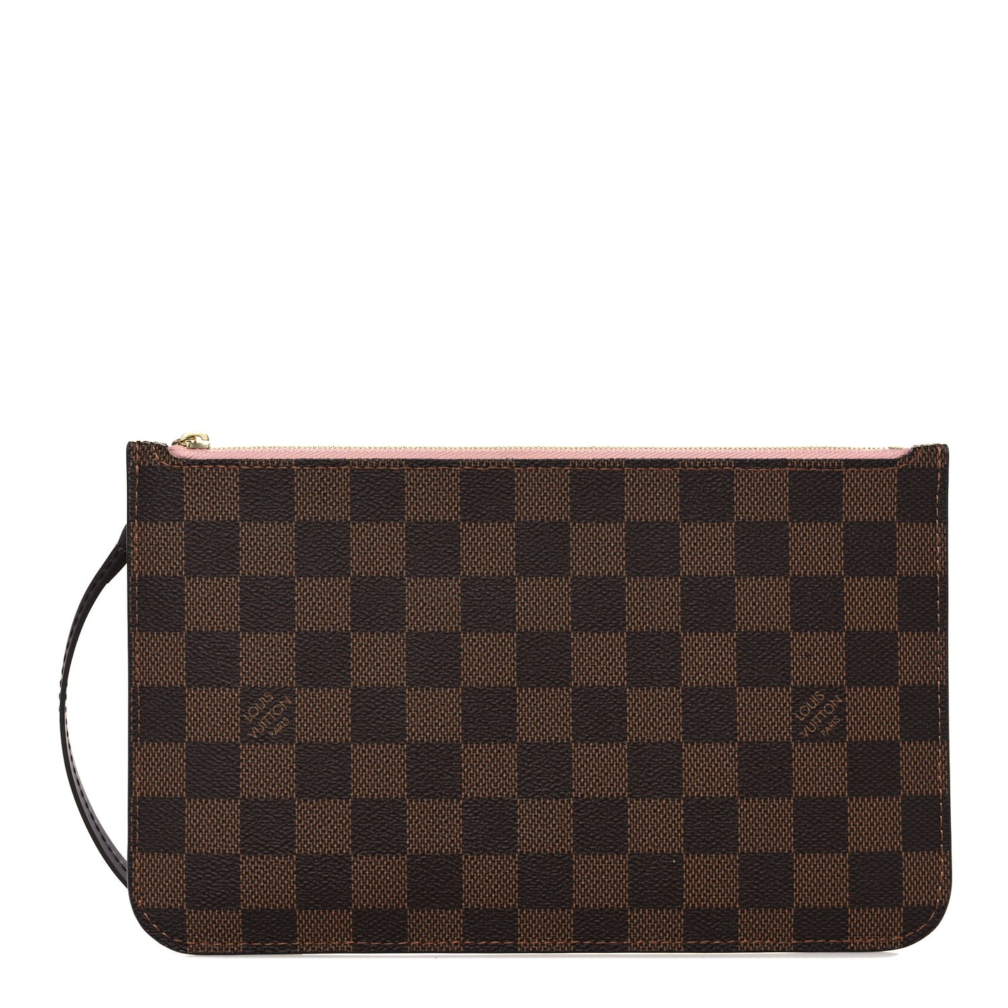 Damier Ebene Neverfull MM GM Pochette Rose Ballerine