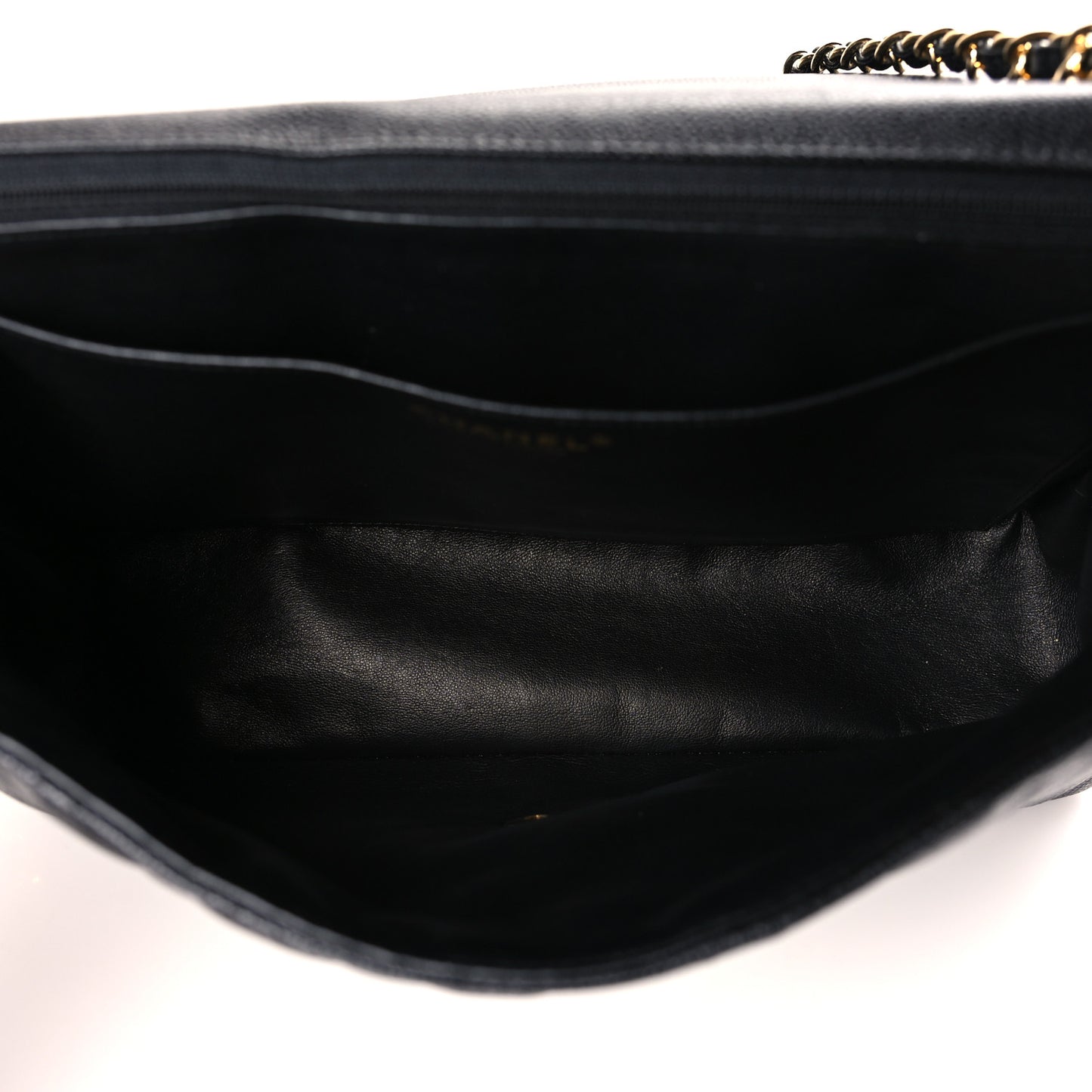 Caviar Quilted Maxi Single Flap Black