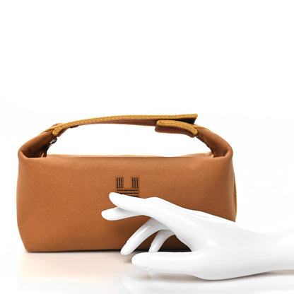 Hermes Canvas Small Bride-A-Brac Pouch Ocre 2 of 8