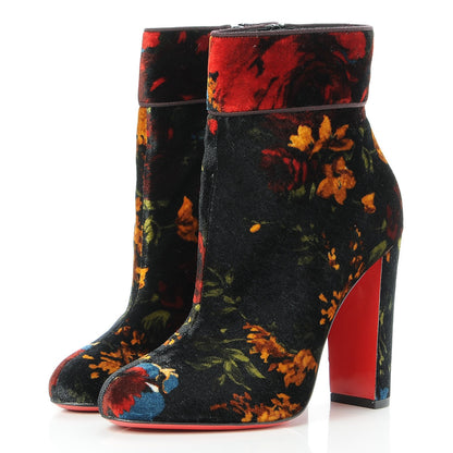 Christian Louboutin Veau Velours Moulamax 100 Booties 39 Black 4 of 10