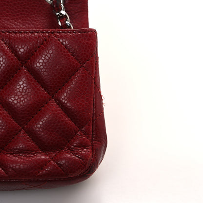 Chanel Caviar Quilted Extra Mini Flap Burgundy 14 of 14