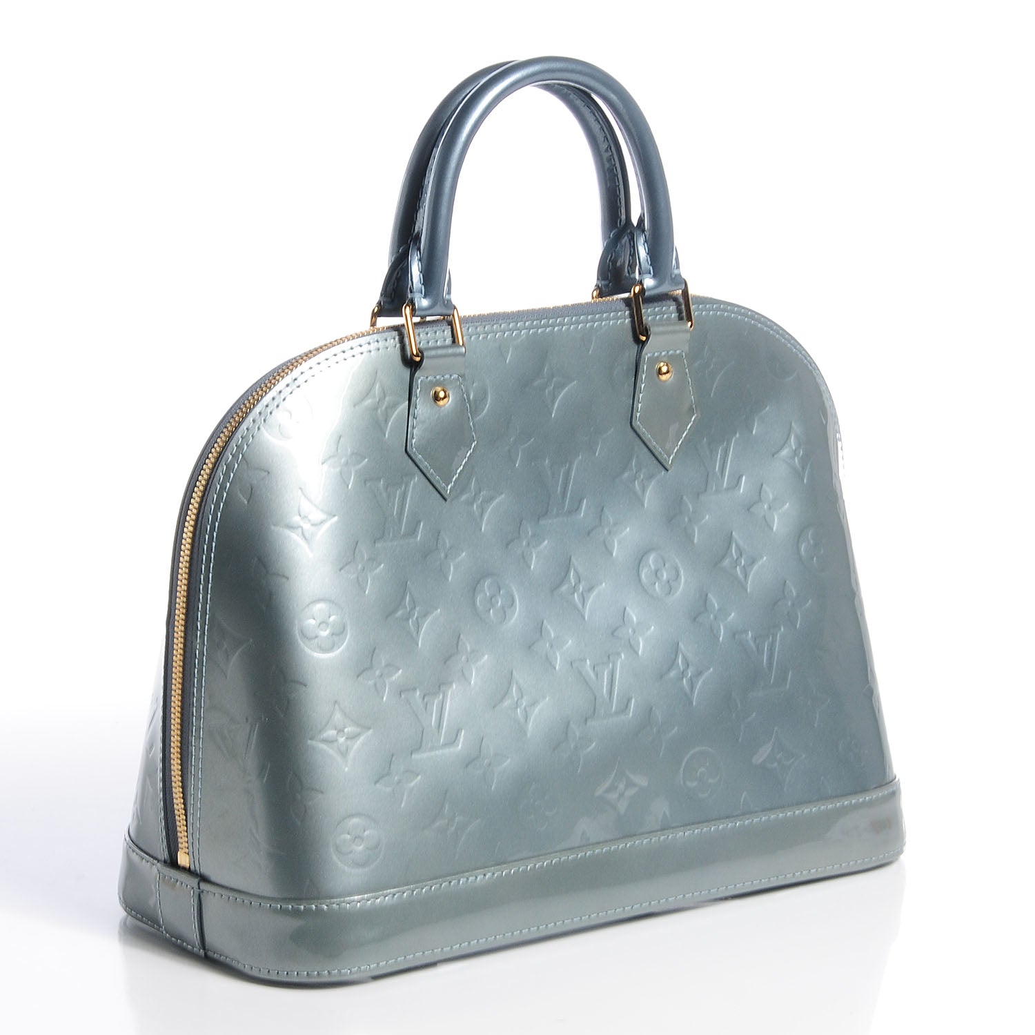 Louis Vuitton Vernis Alma PM Blue Givre 3 of 7