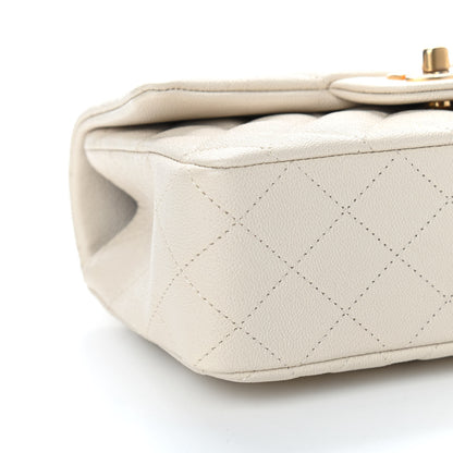 Chanel Caviar Quilted Mini Top Handle Rectangular Flap Beige 7 of 8