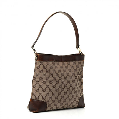 Gucci Monogram Shoulder Bag Dark Brown 2 of 4